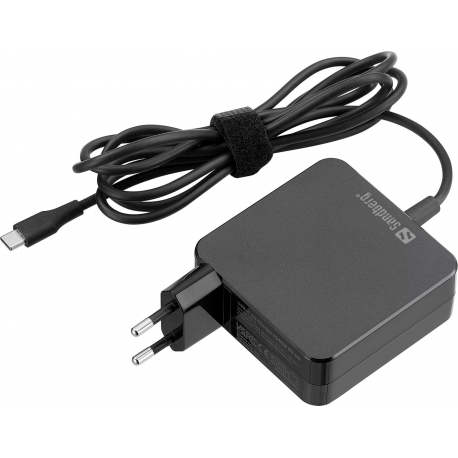 Sandberg - Power adapter - 2m - 65 Watt - 3.25 A - PD (24 pin USB-C) - Europe - 0
