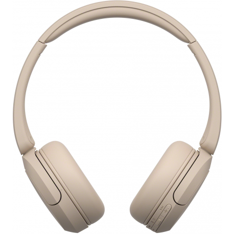 Sony WH-CH520 - Headphones with mic - on-ear - Bluetooth - wireless - beige - 2