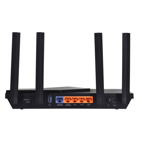 TP-Link Archer AX55 Pro V1 - Wireless router 5-port switch - 1GbE - WAN ports: 2 - Wi-Fi 6 - Dual Band - 1