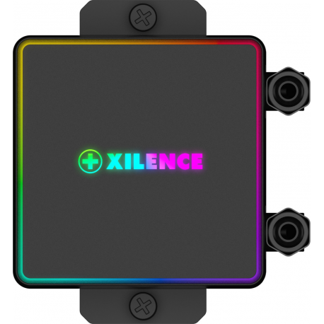 Xilence Performance X Series LQ240PRO - Processor liquid cooling system - (for: LGA1156, LGA1155, LGA2011, LGA1150, LGA1151, AM4, LGA2066, LGA1200, LGA1700, AM5) - copper - 120 mm - black - 4