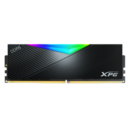 XPG LANCER RGB - DDR5 - kit - 64 GB: 2 x 32 GB - DIMM 288-pin - 6000 MHz / PC5-48000 - CL30 - 1.35 V - unbuffered - on-die ECC - black - 0