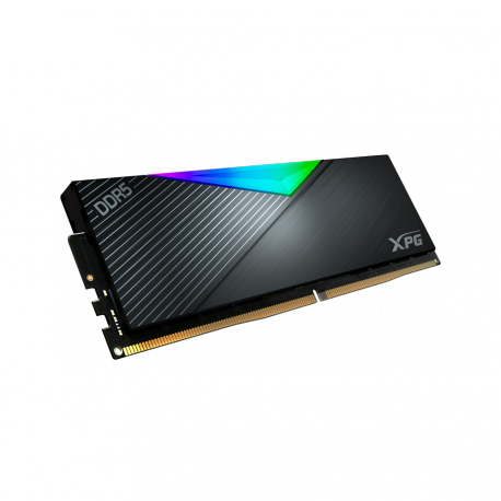 XPG LANCER RGB - DDR5 - kit - 64 GB: 2 x 32 GB - DIMM 288-pin - 6000 MHz / PC5-48000 - CL30 - 1.35 V - unbuffered - on-die ECC - black - 2
