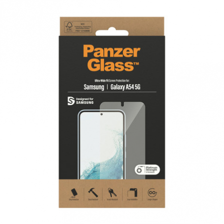 PanzerGlass - Screen protector for mobile phone - glass - for Samsung Galaxy A54 5G - 2