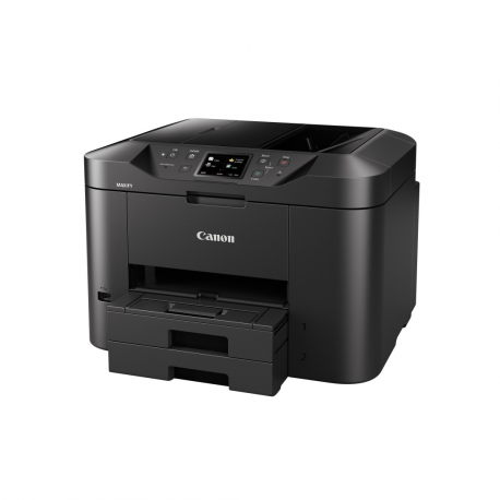 Canon MAXIFY MB2750 - Multifunction printer - colour - ink-jet - A4 (210 x 297 mm), Legal (216 x 356 mm) (original) - A4 / Legal (media) - up to 22 ppm (copying) - up to 24 ipm (printing) - 500 sheets - 33.6 Kbps - USB 2.0, LAN, Wi-Fi(n), USB host - 2