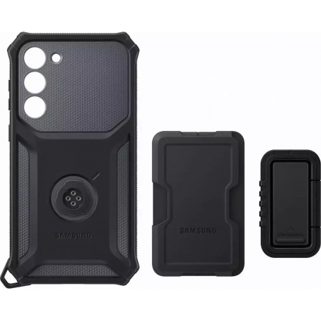 Samsung EF-RS916 - Back cover for mobile phone - rugged - black - for Galaxy S23+ - 3