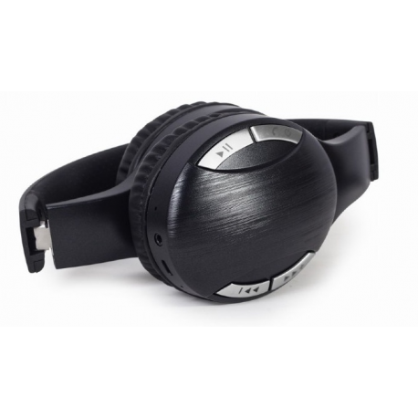 GMB Audio - Headphones with mic - full size - Bluetooth - wireless, wired - 3.5 mm jack - black - 1