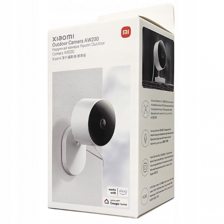 Xiaomi AW200 - Network surveillance camera - outdoor, indoor - weatherproof - colour (Day&Night) - 1920 x 1080 - 1080p - audio - wireless - Wi-Fi - H.265 - DC 5 V - 1