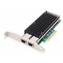 DIGITUS - Network adapter - PCIe - 10 Gigabit Ethernet x 2