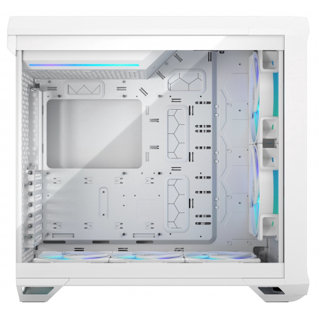 Fractal Design Torrent - Tower - extended ATX - windowed side panel (tempered glass) - no power supply (ATX) - white - USB/Audio - 9