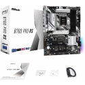 ASRock B760 PRO RS - Motherboard - ATX - LGA1700 Socket - B760 Chipset - USB-C 3.2 Gen2, USB 3.2 Gen 2, USB 3.2 Gen 1 - 2.5 Gigabit LAN - onboard graphics (CPU required) - HD Audio (8-channel)