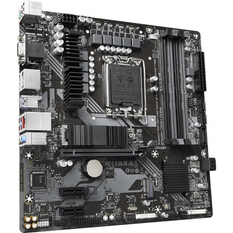 Gigabyte B760M DS3H DDR4 - 1.0 - motherboard - micro ATX - LGA1700 Socket - B760 Chipset - USB 3.2 Gen 1, USB 3.2 Gen 2, USB-C 3.2 Gen2 - 2.5 Gigabit LAN - onboard graphics (CPU required) - HD Audio (8-channel) - 1