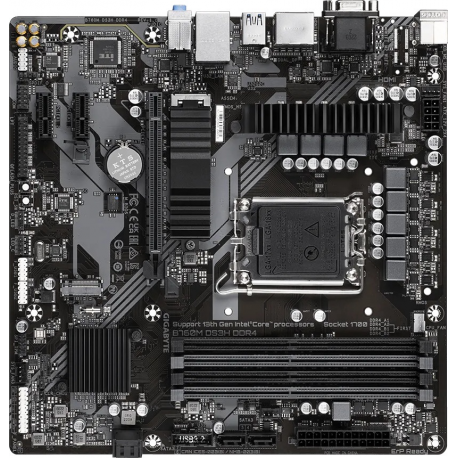 Gigabyte B760M DS3H DDR4 - 1.0 - motherboard - micro ATX - LGA1700 Socket - B760 Chipset - USB 3.2 Gen 1, USB 3.2 Gen 2, USB-C 3.2 Gen2 - 2.5 Gigabit LAN - onboard graphics (CPU required) - HD Audio (8-channel) - 3