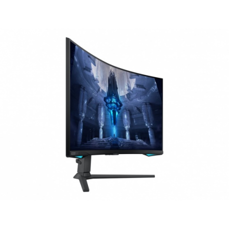 Samsung Odyssey Neo G7 S32BG750NP - G75NB Series - QLED monitor - gaming - curved - 32" - 3840 x 2160 4K @ 165 Hz - VA - 350 cd / m² - 1000000:1 - HDR2000 - 1 ms - 2xHDMI, DisplayPort - black - 2