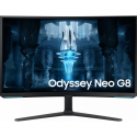 Samsung Odyssey Neo G8 S32BG850NP - G85NB Series - QLED monitor - gaming - curved - 32" - 3840 x 2160 4K @ 240 Hz - VA - 350 cd / m² - 1000000:1 - Quantum HDR 2000 - 1 ms - 2xHDMI, DisplayPort - black, white