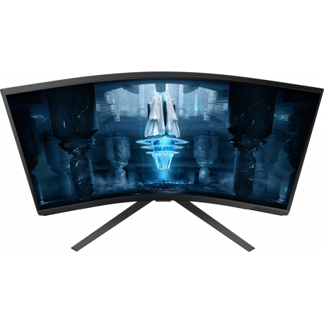Samsung Odyssey Neo G8 S32BG850NP - G85NB Series - QLED monitor - gaming - curved - 32" - 3840 x 2160 4K @ 240 Hz - VA - 350 cd / m² - 1000000:1 - Quantum HDR 2000 - 1 ms - 2xHDMI, DisplayPort - black, white - 2