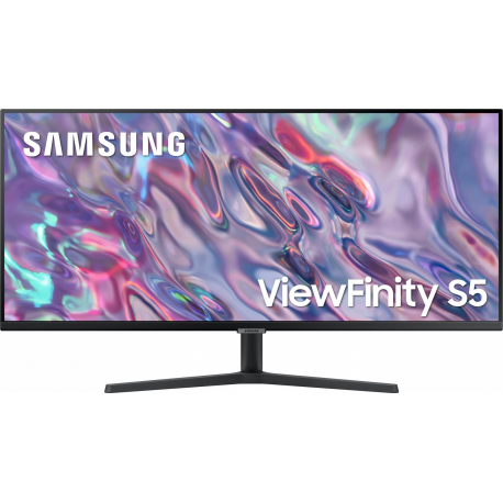 Samsung ViewFinity S5 S34C500GAU - S50GC Series - LED monitor - 34" - 3440 x 1440 UWQHD @ 100 Hz - VA - 300 cd/m² - 3000:1 - HDR10 - 5 ms - 2xHDMI, DisplayPort - black - 0