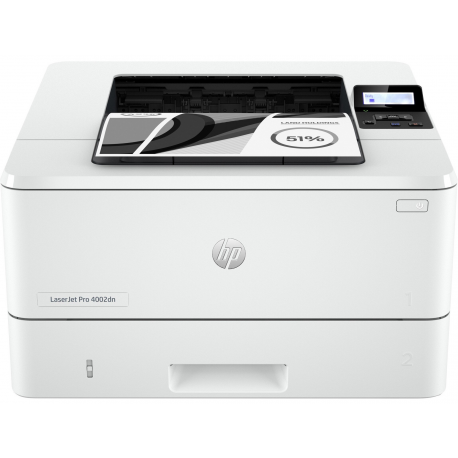 HP LaserJet Pro 4002dn - Printer - B / W - Duplex - laser - A4 / Legal - 4800 x 600 dpi - up to 40 ppm - capacity: 350 sheets - USB 2.0, Gigabit LAN - 0