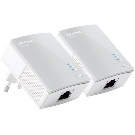 TP-Link TL-PA4010 KIT - Powerline adapter kit - HomePlug AV (HPAV) - wall-pluggable (pack of 2) - 1