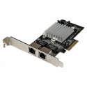 StarTech.com Dual Port PCI Express (PCIe x4) Gigabit Ethernet Server Adapter - 2 Port Network Card - Intel i350 NIC - GbE Network Card (ST2000SPEXI) - Network adapter - PCIe 2.1 x4 - Gigabit Ethernet x 2