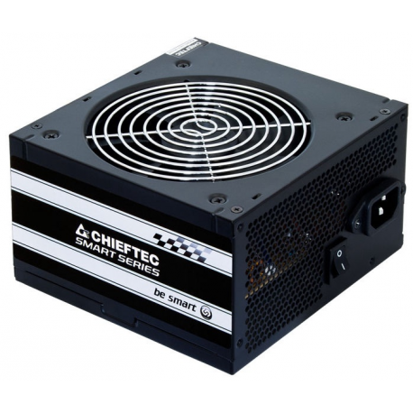 Chieftec Smart Series GPS-400A8 - Power supply (internal) - ATX12V 2.3 - 80 PLUS - AC 230 V - 400 Watt - active PFC - black - 0