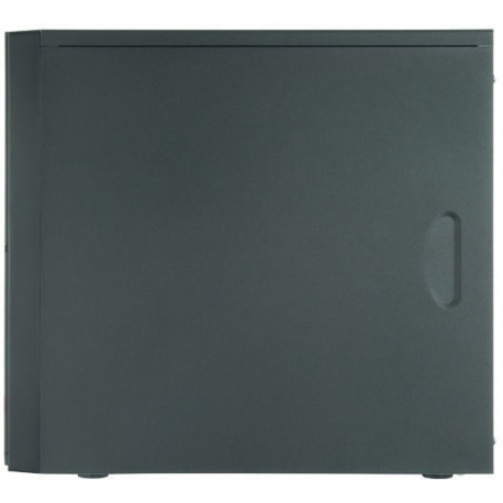 Chieftec Elox Series HO-12B - Tower - micro ATX - no power supply - black - USB/Audio - 2