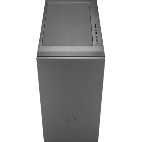 Cooler Master Silencio S400 - Tower - micro ATX - no power supply (ATX / PS/2) - black - USB/Audio - 6