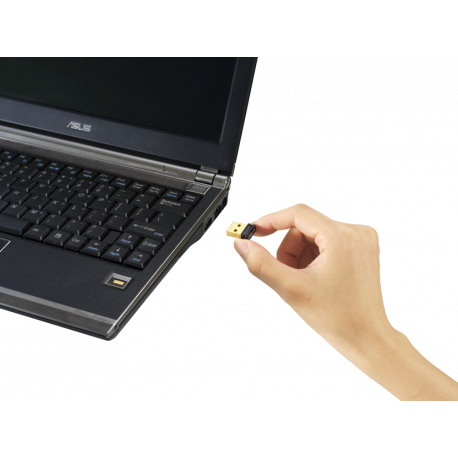 ASUS USB-N10 NANO - Network adapter - USB 2.0 - 802.11b/g/n - 7