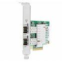 HPE 562SFP+ - Network adapter - PCIe 3.0 x8 - 10 Gigabit SFP+ x 2 - for Apollo 4200 Gen10; Edgeline e920; ProLiant DL360 Gen10