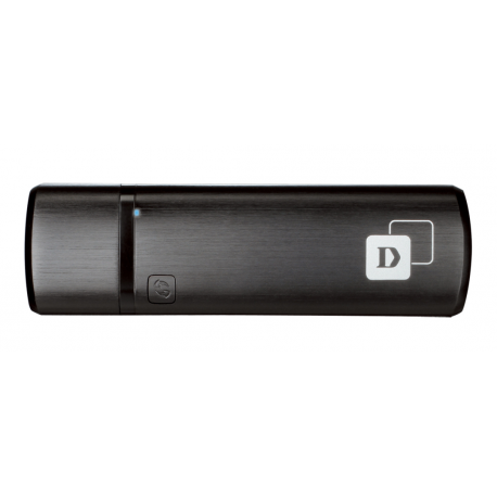 D-Link Wireless AC1200 DWA-182 - Network adapter - USB 2.0 - 802.11a, 802.11b/g/n, 802.11ac (draft 2.0) - 3