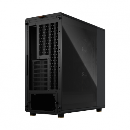 Fractal Design North - Mid tower - ATX - windowed side panel (tinted glass) - no power supply (ATX) - charcoal black - USB / Audio - 26