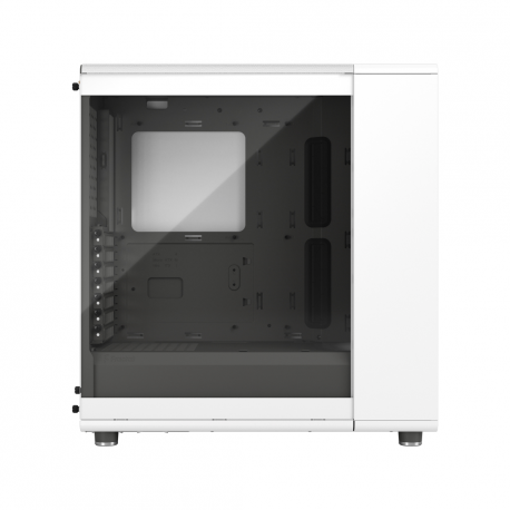 Fractal Design North - Mid tower - ATX - windowed side panel (tempered glass) - no power supply (ATX) - chalk white - USB / Audio - 28