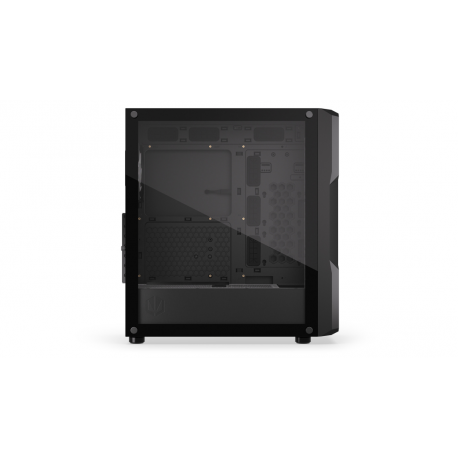 Endorfy Regnum 400 ARGB - PC case - ATX - windowed side panel (tempered glass) - no power supply (ATX) - black - USB / Audio - 21