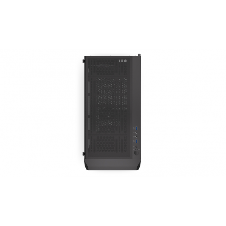 Endorfy Regnum 400 ARGB - PC case - ATX - windowed side panel (tempered glass) - no power supply (ATX) - black - USB / Audio - 33