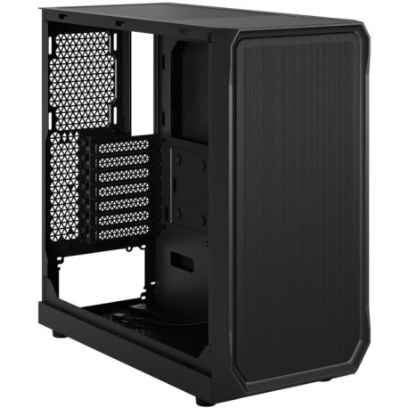 Fractal Design Focus 2 RGB - Tower - ATX - no power supply (ATX) - black solid - USB/Audio - 6