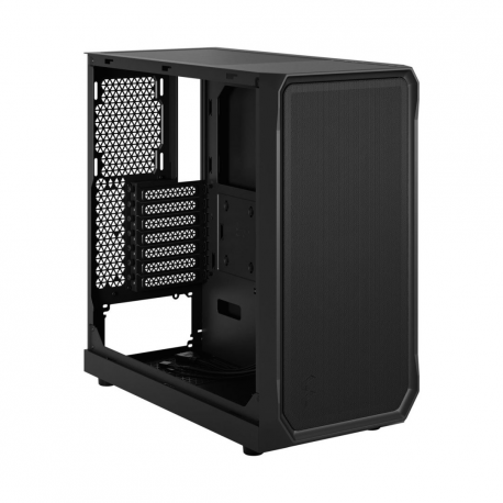 Fractal Design Focus 2 RGB - Tower - ATX - no power supply (ATX) - black solid - USB/Audio - 18