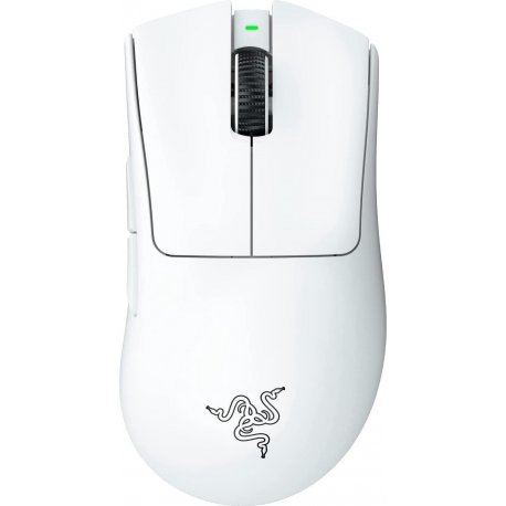 Razer DeathAdder V3 Pro - Mouse - ergonomic - right-handed - optical - 5 buttons - wireless - USB, Bluetooth - white - 0