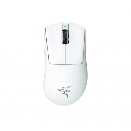 Razer DeathAdder V3 Pro - Mouse - ergonomic - right-handed - optical - 5 buttons - wireless - USB, Bluetooth - white - 1