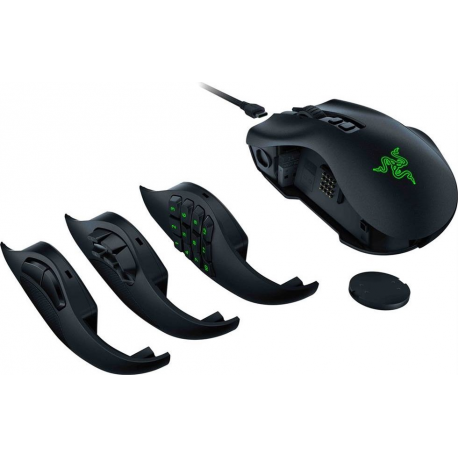 Razer Naga V2 Pro - Mouse - MMO, HyperScroll Pro wheel, gaming - ergonomic - right-handed - optical - 20 buttons - wireless, wired - Bluetooth, 2.4 GHz, USB-C - 9