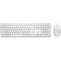 Dell Pro KM5221W - Keyboard and mouse set - wireless - 2.4 GHz - QWERTY - Russian - white