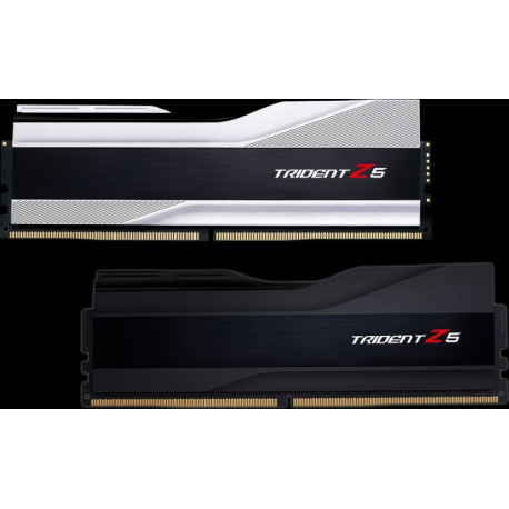 G.Skill Trident Z5 - DDR5 - kit - 32 GB: 2 x 16 GB - DIMM 288-pin - 6400 MHz / PC5-51200 - CL32 - 1.4 V - unbuffered - non-ECC - metallic silver - 6