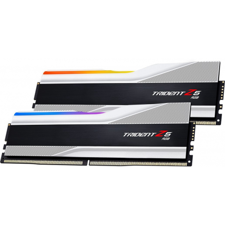 G.Skill Trident Z5 RGB - DDR5 - kit - 64 GB: 2 x 32 GB - DIMM 288-pin - 6000 MHz / PC5-48000 - CL30 - 1.4 V - unbuffered - non-ECC - metallic silver - 1