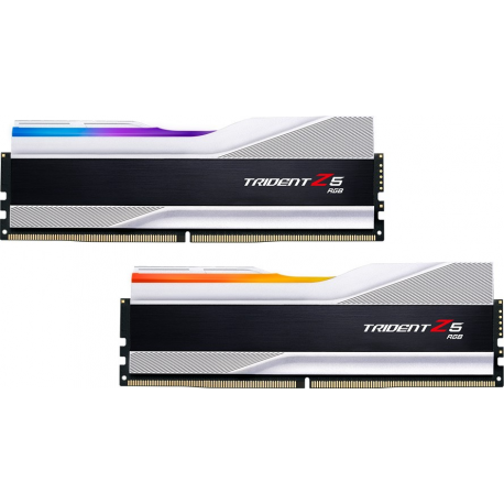 G.Skill Trident Z5 RGB - DDR5 - kit - 64 GB: 2 x 32 GB - DIMM 288-pin - 6000 MHz / PC5-48000 - CL30 - 1.4 V - unbuffered - non-ECC - metallic silver - 3