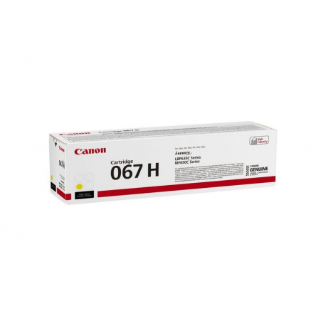 Canon 067 H - High capacity - yellow - original - toner cartridge - 1
