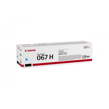 Canon 067 H - High capacity - cyan - original - toner cartridge - 1