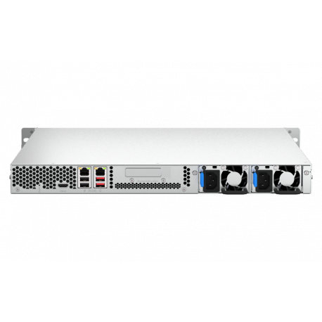 QNAP TS-464U-RP - NAS server - 4 bays - rack-mountable - SATA 6Gb/s - RAID 0, 1, 5, 6, 10, JBOD - RAM 8 GB - 2.5 Gigabit Ethernet - iSCSI support - 1U - 5