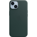 Apple - Back cover for mobile phone - MagSafe compatibility - leather - forest green - for iPhone 14
