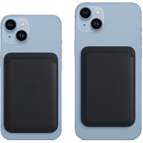 Apple - Wallet for mobile phone / credit card - with MagSafe - leather - ink - for iPhone 12, 13, 14 - 3