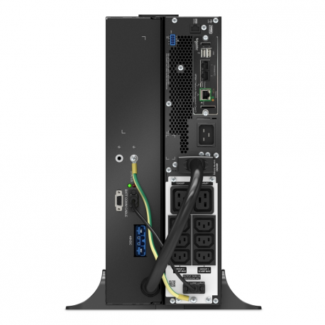 APC Smart-UPS On-Line SRTL2200RM4UXLI-NC - UPS (rack-mountable) (high density) - AC 220/230 V - 1980 Watt - 2200 VA - Lithium Ion - output connectors: 8 - 4U - 1.83 m cord - black with silver front bezel - with APC UPS Network Management Card - 3
