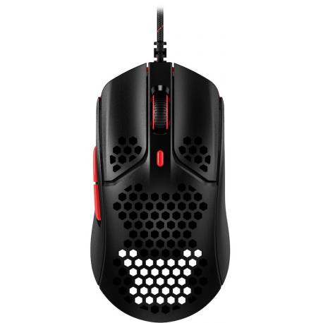 HyperX Pulsefire Haste - Mouse - optical - 6 buttons - wired - USB 2.0 - black  /  red - for Xbox One, Xbox One S, Xbox One S All-Digital Edition, Xbox One X, Xbox Series S, Xbox Series X; Sony PlayStation 4, Sony PlayStation 5 - 1
