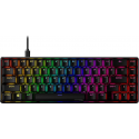 HyperX Alloy Origins 65 - Keyboard - backlit - USB-C - QWERTY - US - key switch: HyperX Red - black - for Xbox One, Xbox One S, Xbox One S All-Digital Edition, Xbox One X, Xbox Series S, Xbox Series X; Sony PlayStation 4, Sony PlayStation 5